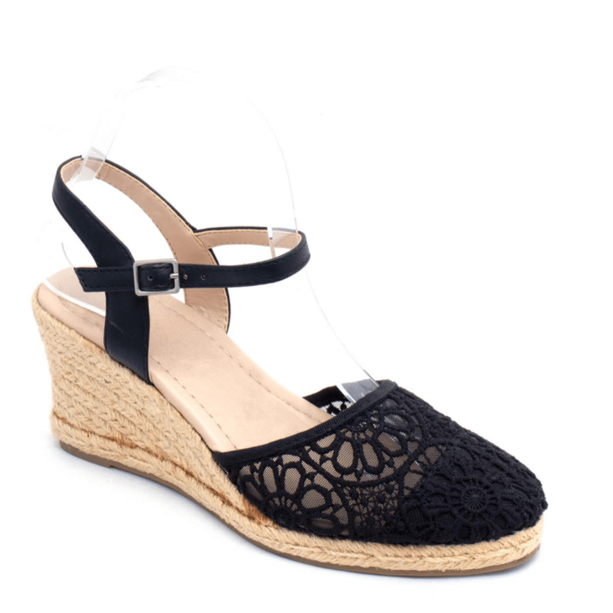 Alpargata Eyelet Negro - Klapshoes