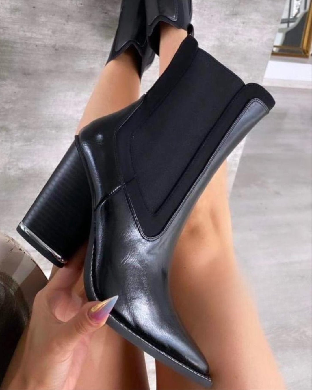 Botín Bellamy Negro - Klapshoes