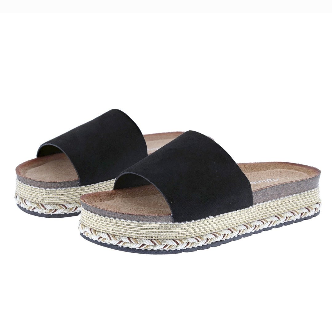 Sandalia Anya Negra - Klapshoes