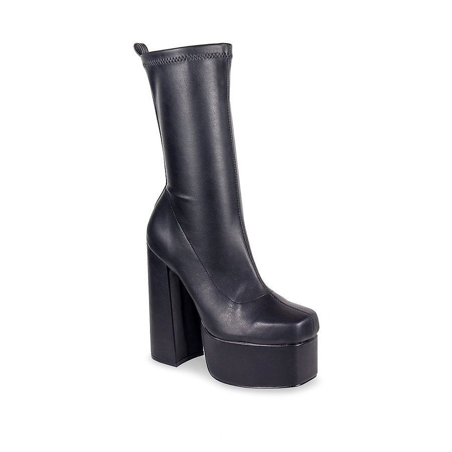 Botin elastico online negro